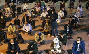 چهارمین یادواره شهدای محله پایین شهرستان انار برگزار شد