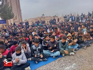 خواف غرق در شور مهدوی