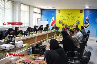 نشست خبری رزمایش پایگاه های مقاومت بسیج مساجد و محلات سپاه حضرت روح الله استان مرکزی