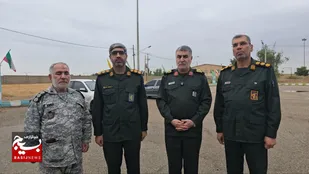 تقدیر مشاور فرمانده کل سپاه از عملکرد مجموعه بسیج اندیمشک در دفاع مقدس ۱۲ روزه