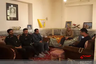 دیدار بسیجیان جوکار با خانواده سردار شهید &laquo;علی ترک&raquo;