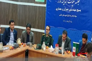 نشست هیئت اندیشه ورز کانون بسیج مهندسین شهرستان دشتی