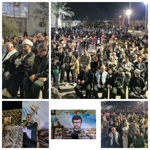 آسمان هندیجان، بار دیگر عطر شهادت را نفس کشید