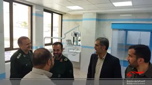 سرکشی فرمانده سپاه استان از روند تجهیز پلی کلینیک رضوی شاهرود+ تصاویر