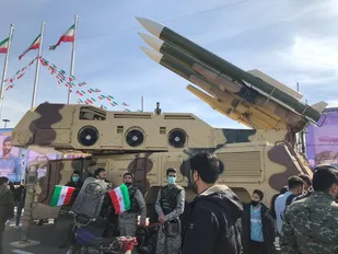 نمایش سامانه پدافند هوایی سوم خرداد نیروی هوافضا سپاه