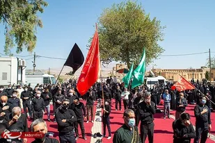 اربعینی&zwnj;ها مجنون&zwnj;تر از همیشه/ اوج ارادت و دلدادگی در بین&zwnj;الحرمین شیراز