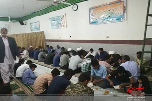 برگزاری ضیافت افطاری در زابل
