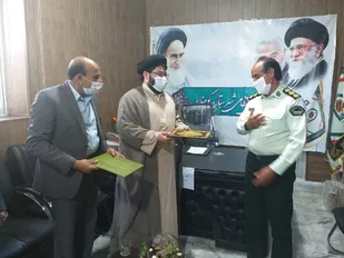 ناظرین دفتر نظارت بر انتخابات شورای نگهبان کوهبنان با فرماندهی انتظامی دیدار کردند.