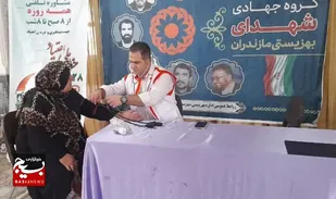 ویزیت رایگان در روستای خرمنه علیا + عکس