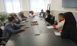 نشست معاون سلامت و دفاع زیستی سپاه امام سجاد(ع) با مسئولان جمعیت هلال&zwnj;احمر برگزار شد
