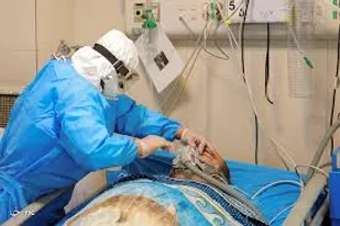 یاری رسانی جهادگران هرمزگان به کادر درمان بخش بیماران کرونایی