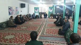 برگزاری جلسه ستاد دهه فجر منطقه کالپوش در مسجد جامع شهر رضوان