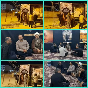 بازدید مسئول نمایندگی ولی&zwnj;فقیه در سپاه ناحیه بندرلنگه و جانشین سپاه ناحیه از  ستاد مردمی  اربعین