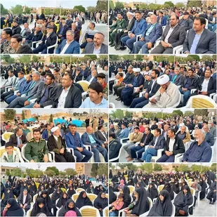 اجتماع بزرگ و جشن وعده صادق در حمایت از حمله موشکی و پهپادی سپاه