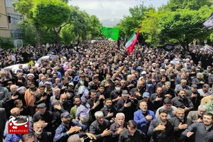 برگزاری دسته عزاداری و بزرگداشت شهدای خدمت در همدان