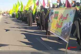 نمایش اقتدار بسیجیان در رزمایش محمد رسول الله/حضور فعال بسیجیان در دو بخش نظامی و مردم یاری