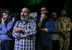 مراسم وداع با پیکر مطهر شهید مدافع حرم علی سلطان&zwnj;مرادی