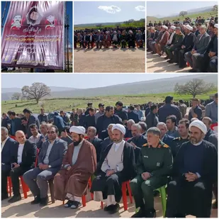 مراسم تشییع و خاکسپاری مادر شهیدان &laquo;جلیل و جلال آزادی&raquo; در آسمان آباد برگزار شد