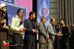 آئین اختتامیه خدمتگزاری ایستگاه&zwnj;های صلواتی استان همدان در اربعین ۱۴۰۲