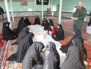 جمع آوری کمک برای جبهه مقاومت در دهستان چم چنگ