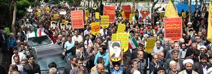راهپیمایی مردم انقلابی و ولایت مدار اصفهان در پاسخ به عهد شکنی آمریکا در خصوص خروج از برجام