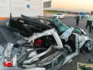 مرگ هولناک ۲ جوان در تصادفات شب گذشته در محورهای مواصلاتی استان/رانندگی تهاجمی راننده جوان جان نامزد ۲۲ ساله اش را گرفت