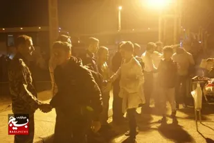 برگزاری مراسم شبی با شهدا  دانش آموزان عسلویه در شرق کارون