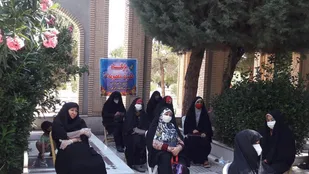 مراسم یادبود شهدای عملیات مرصاد در گلزار شهدای شاهرود+ تصاویر