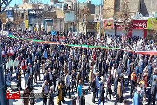 فریاد &laquo;مرگ بر اسرائیل&raquo; مردم ولایی ملایر در راهپیمایی روز جهانی قدس