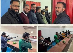 مسابقات تیراندازی بسیج مداحان سمنان برگزار شد