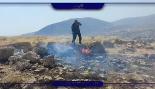 اجرای بیش از 12 عملیات اطفاء حریق در شهرستان کوه چنار توسط گروه جهادی شهید عسکر واضع