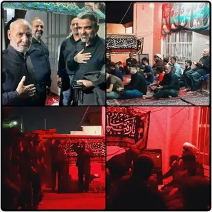 عزاداری دهه سوم محرم در بیت شهید بابایی