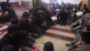 برگزاری هیئت عاشقان ولایت بسیج روستایی عشایری کربلا بسطام+تصاویر