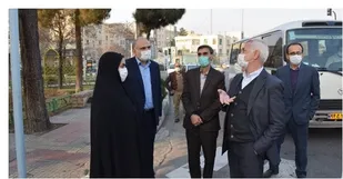 بازدید مدیر عامل سازمان زیباسازی شهر تهران از پروژه های گردشگری منطقه ۲۰
