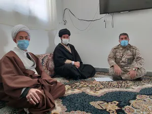 دیدار مسئول تعلیم و تربیت سپاه شاهرود و هیات همراه با سرمربی صالحین شهر بیارجمند