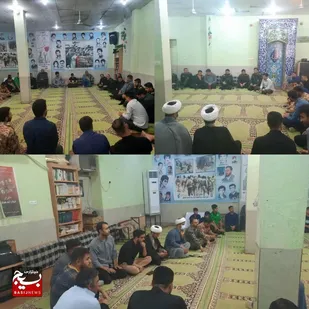 نشست فرمانده ناحیه مقاومت بسیج هفتکل با بسیجیان