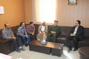 دیدار فرمانده سپاه ناحیه امام رضا(ع) البرزبا مسئولین دادگستری شهرستان البرز