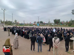 حضور کاروان های راهیان نور استان سمنان در یادمان شهدای فتح المبین شهرستان شوش دانیال (ع)