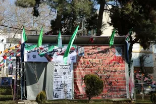 برپایی موکب فرهنگی فجر فاطمی در شهریار