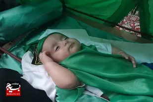 برگزاری مراسم شیرخوارگان حسینی در مصلی امام خمینی (ره) بهار
