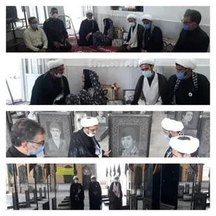 تجلیل از مادر تنها شهید طلبه شهرستان خاتم