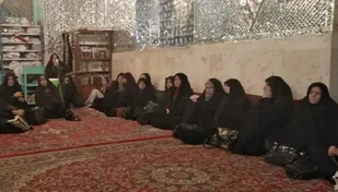 مراسم گرامیداشت هفته بسیج در جوار آستان امامزاده سید صالح (ع) خوانسار