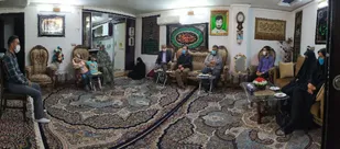 دیدار دانشجویان بسیجی دانشگاه آزاد شاهرود با خانواده شهید موسوی+ تصاویر