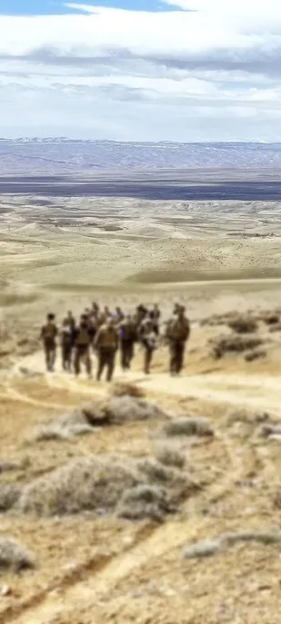 اجرای برنامه کوهپیمایی و صخره نوردی توسط رزمندگان و بسیجیان گردان ۱۱۳ امام حسین علیه السلام