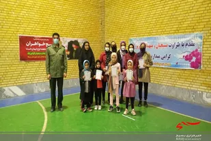 مسابقات داژبال خواهران در سرخه برگزار شد