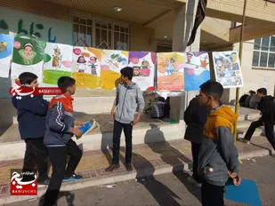 سیر نمایشگاهی فتنه تغلب در دبیرستان شهید دانش&zwnj;پژوه برگزار شد