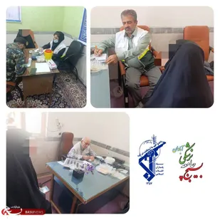ویزیت رایگان در روستای طاها توسط کانون بسیج جامعه پزشکی آبادان