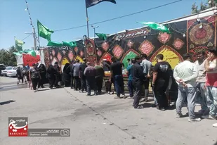 خدمت&zwnj;رسانی موکب امام رضا (ع) شهر زنگنه و بخش زند ملایر به زائران حسینی