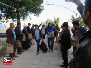 اعزام دانش آموزان دلواری به مناطق عملیاتی جنوب