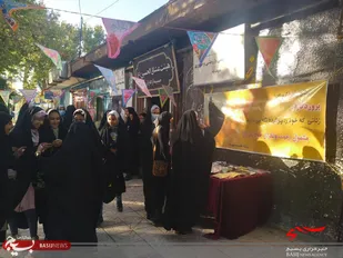 برگزاری نمایشگاه حجاب و عفاف به مدت یک هفته در حسینیه ثارالله راین